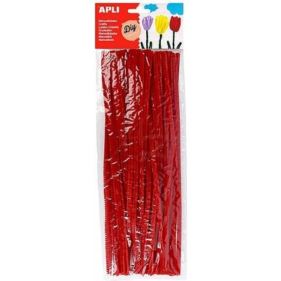 Apli kreativní drátky ø6mm/50ks 30cm Červené