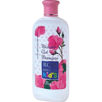 Rose of Bulgaria Šampón a sprchový gél pre deti z ružovej vody 200 ml