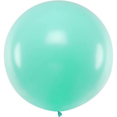 PartyDeco BALÓN 1m pastelový světle mintový
