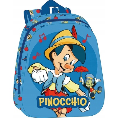 žiadna značka Detský ruksak 3D Clásicos Disney Pinochio Modrý 27 x 33 x 10 cm
