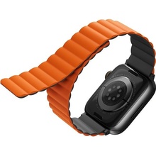 Uniq Revix Reversible Magnetic remienok pre Apple Watch 42/44/45/Ultra 49mm sivý/oranžový UNIQ-45MM-REVGRYORG