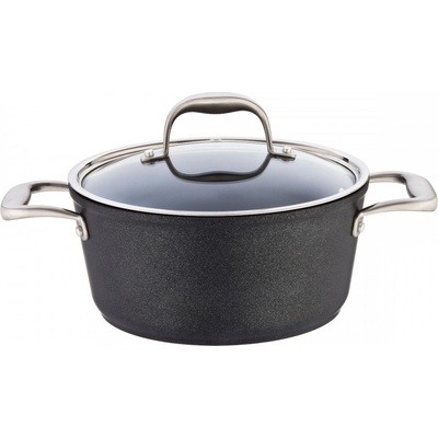 SKK Тенджера индукционна със стъклен капак Ø 24 см. - Н 11 см (skk 19541)