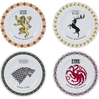 ABYstyle Sada talířů Game of Thrones 4 ks