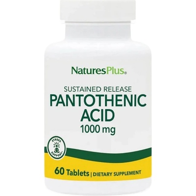 NaturesPlus Sustained Release Pantothenic Acid 1000 mg [60 Таблетки]