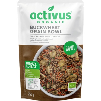 Activus Bio Veganská pohanková mísa s houbami a mrkví 250 g