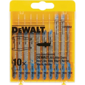 DEWALT - Комплект ножове за метал от 10 части DT2292 (DT2292)
