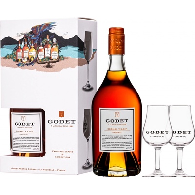 Godet VS Classique 40% 0,7 l (dárkové balení 2 sklenice)