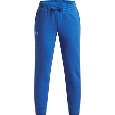 Under Armour B RIVAL Fleece Joggers modré 1379787-402