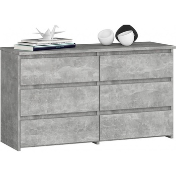 Ak furniture CL 100 cm 6 zásuvek