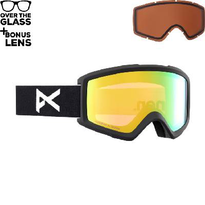 Snowboardové brýle Anon Helix 2.0 black | perceive variable green+amber 24/25 - Odesíláme do 24 hodin