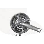 NECO Курбел NECO, 170mm 28/38/48 alloy (AM4637)