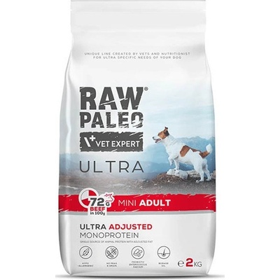 Vetexpert Raw Paleo Ultra Beef Adult Mini 2 kg