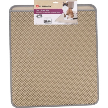 Flamingo Matz Podložka před toaletu béžová 60 x 70 cm