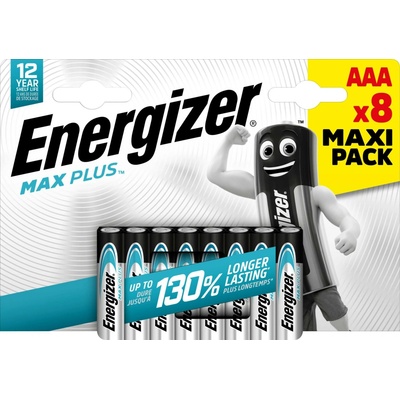 ENERGIZER Max Plus AAA 8 ks 7638900437522