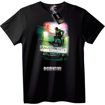 NOONEBRAND Тениска Resident Evil Ракун Сити - L, Black