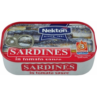 Nekton Sardinky v paradajkovej omáčke 125 g