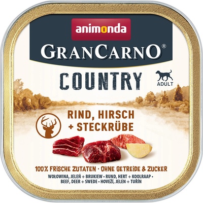 Animonda GranCarno Country Adult Dog hovädzie zverina a repa 22 x 150 g