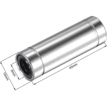 Two Trees Цилиндричен линеен сачмен лагер LM8LUU D8mm