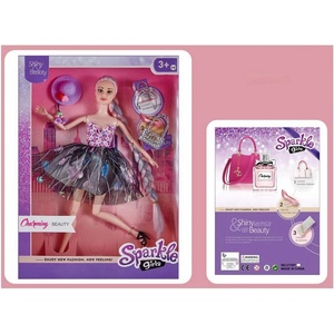  Кукла с къса рокля Sparkle girl