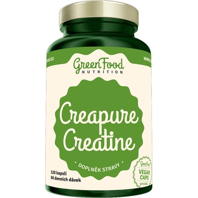 GreenFood Creapure Creatine 120 kapslí