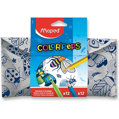 Maped Pouzdro na psací potřeby Color’Peps Pencil Case 24 ks