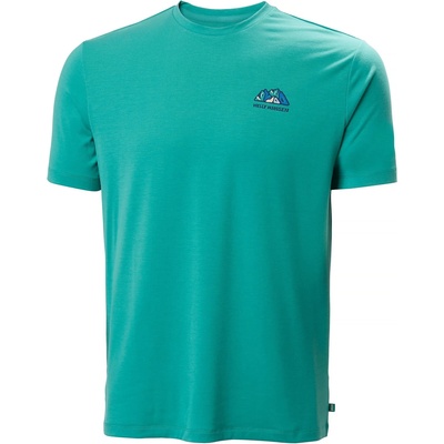 Helly Hansen Мъжка тениска Helly Hansen Skog Graphic T-Shirt - Dark Mint (216-7409-0211)