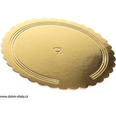 Artigian Dortová podložka zlatá kruh 24cm