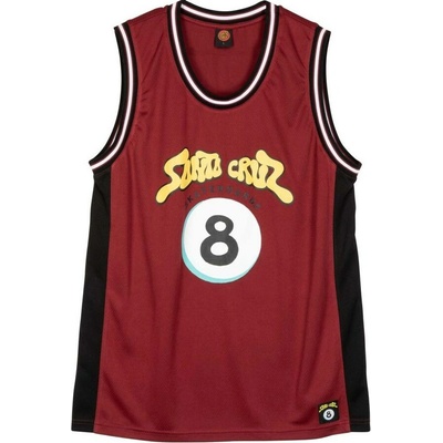 Santa Cruz Winkowski Ocho Mesh Vest Dark Rust/Black