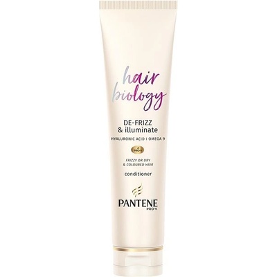 Pantene Hair Biology De-Frizz & Illuminate kondicionér pre suché a krehké vlasy 160 ml