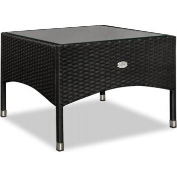 Melfin Ratanový stolek RT05 černý 58 x 58 x 42cm