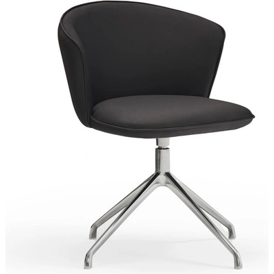 Teulat Черни тапицирани трапезни столове в комплект 2 бр. Add - Teulat (17530_TE)