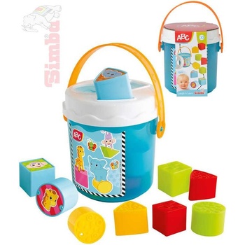 Simba ABC Vkladacie kocky vo vedierku