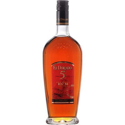Rum El Dorado 5y 40% 0,7 l (holá láhev)