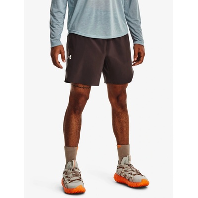 Under Armour pánské funkční kraťasy UA Train Anywhere shorts -GRY šedo-hnědé