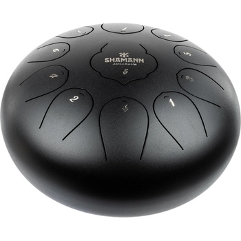 Shamann 10" 11 Notes F Major Black Tongue Drum (HS11-10BLACK)