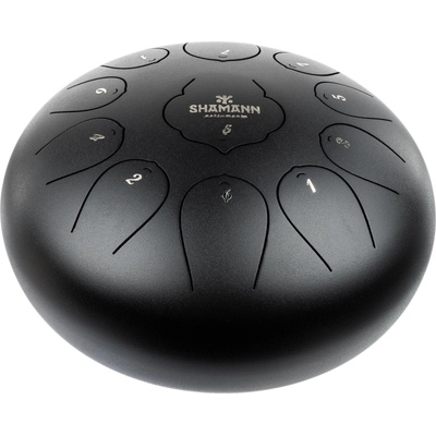 Shamann 10" 11 Notes F Major Black Tongue Drum (HS11-10BLACK)