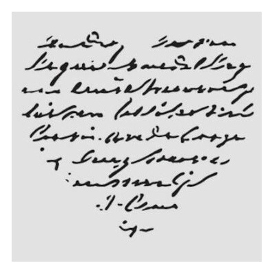 Stamperia Plastová šablona 12 × 12 cm Srdce z nápisů – Zbozi.Blesk.cz