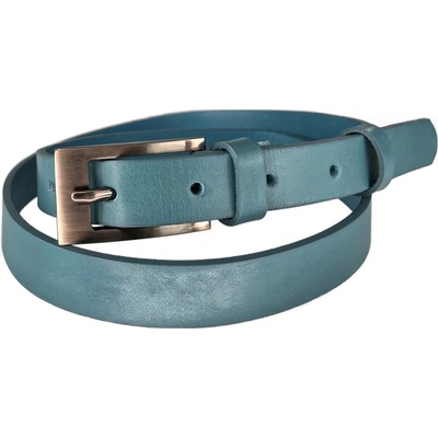 Penny Belts dámský kožený opasek 20-184-57 modrý