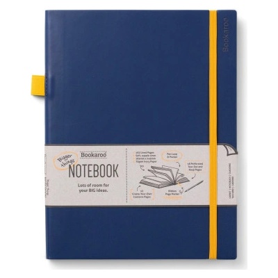 That company called if Bookaroo Bigger Things Notebook Journal - Navy