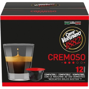 Caffé Vergnano Кафе капсули Vergnano Cremoso Dolce Gusto, 12 бр
