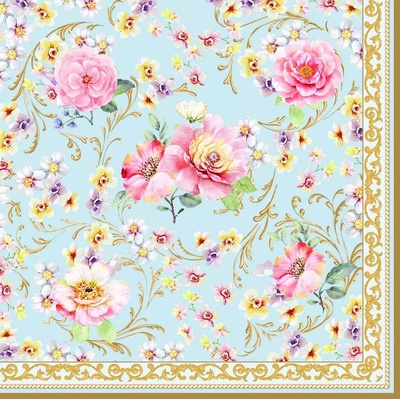Easy Life Papírový ubrousek Majestic Flowers 33x33cm 20ks