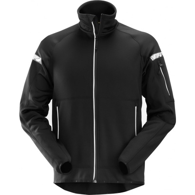 AllroundWork Snickers Workwear mikina fleecová čierna