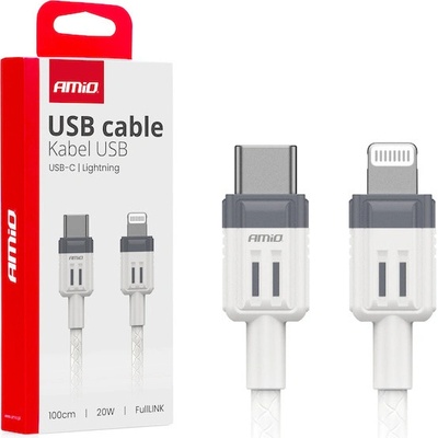FullLINK AMIO-03910 USB-C na Lightning 20W, 100cm
