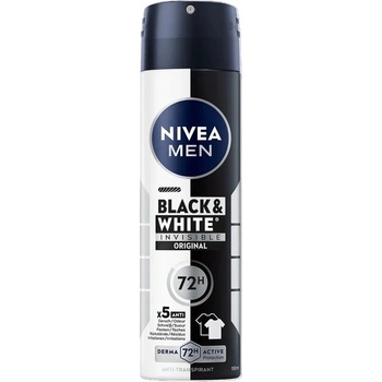 Nivea Дезодорант Нивеа 150 мл. Men Deo Black & White Invisible Original Spray (7654678niv)