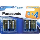 PANASONIC EVOLTA Platinum LR6EGE/8BW 4+4F AA 8ks