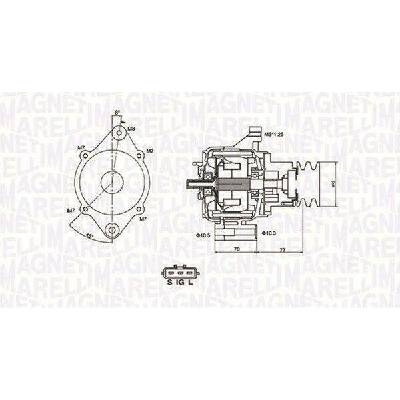 Generátor MAGNETI MARELLI 063731367010