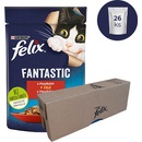 Felix Fantastic s hovädzím v želé 26 x 85 g