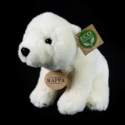 Rappa Medveď ľadový sediaci 20 cm ECO-FRIENDLY