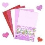 POLSIRHURT Foam stickers hearts 20.3x31, 20cm 5pcs