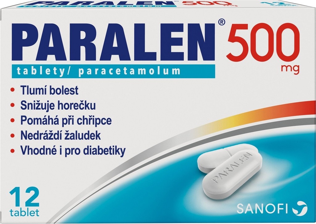 PARALEN POR 500MG TBL NOB 12